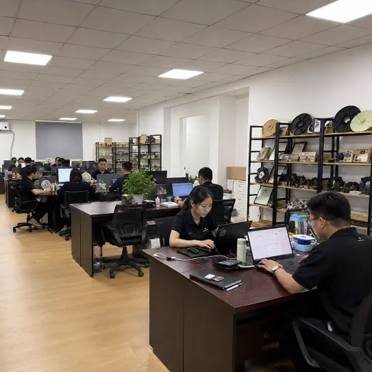 Team YNF Machinery al lavoro nell’ufficio di Guangzhou