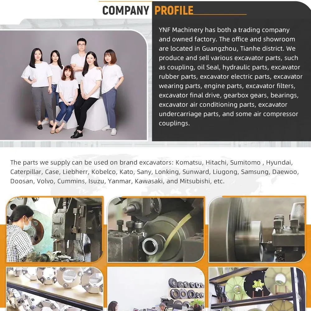 Il team YNF Machinery e le attività di fornitura ricambi