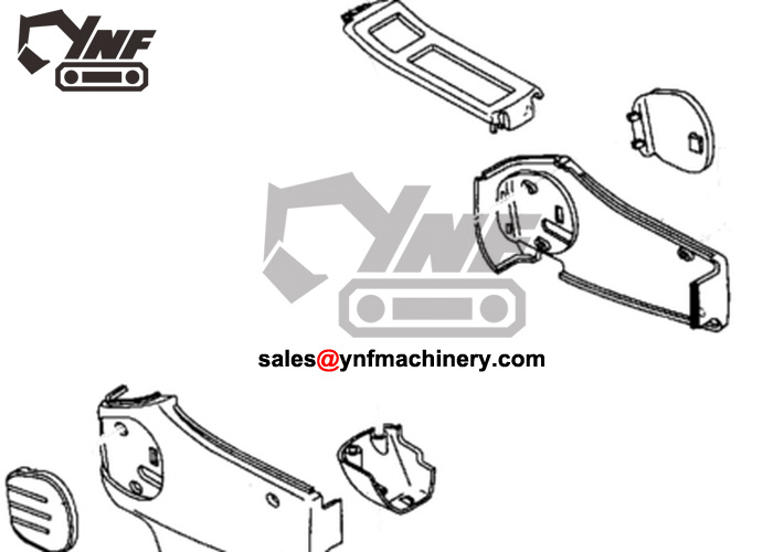 Ricambi cabina e accessori YNF-CAB-C942C35C1E YNF-CAB-C942C35C1E, vista 5