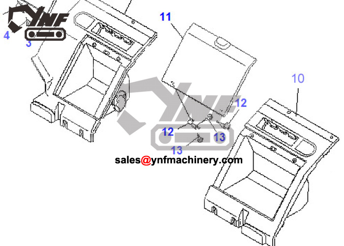 Ricambi cabina e accessori PC-6 YNF-CAB-F87BD92C55, vista 1