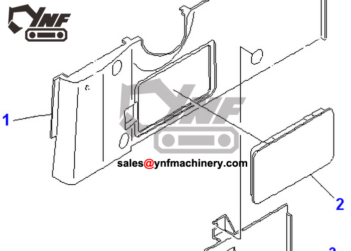 Ricambi cabina e accessori PC-6 YNF-CAB-F87BD92C55, vista 2