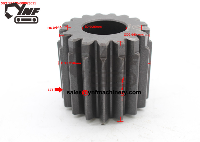 Ricambi riduttori traslazione e rotazione YR32W00002S011, SK60-5 YNF-GBX-1D58E15574, vista 4