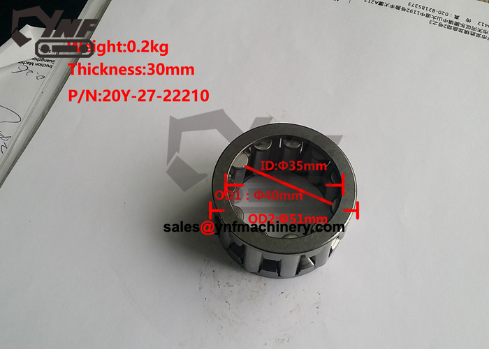 Ricambi riduttori traslazione e rotazione 20Y-27-22210, PC200-6 YNF-GBX-4889FFA573, vista 4