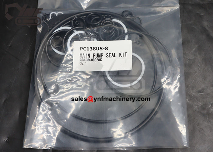 Componente pompa idraulica YNF17722, 708-3D-00020K, PC138US-8 YNF17722, vista 3