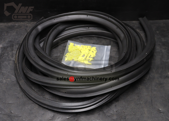 Supporto antivibrante in gomma YNF18438, 20Y-53-11470, PC130, PC200 YNF18438, vista 1