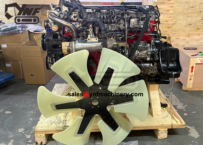 Ricambio motore per escavatore SK380-10, J08E YNF18563, vista prodotto 1